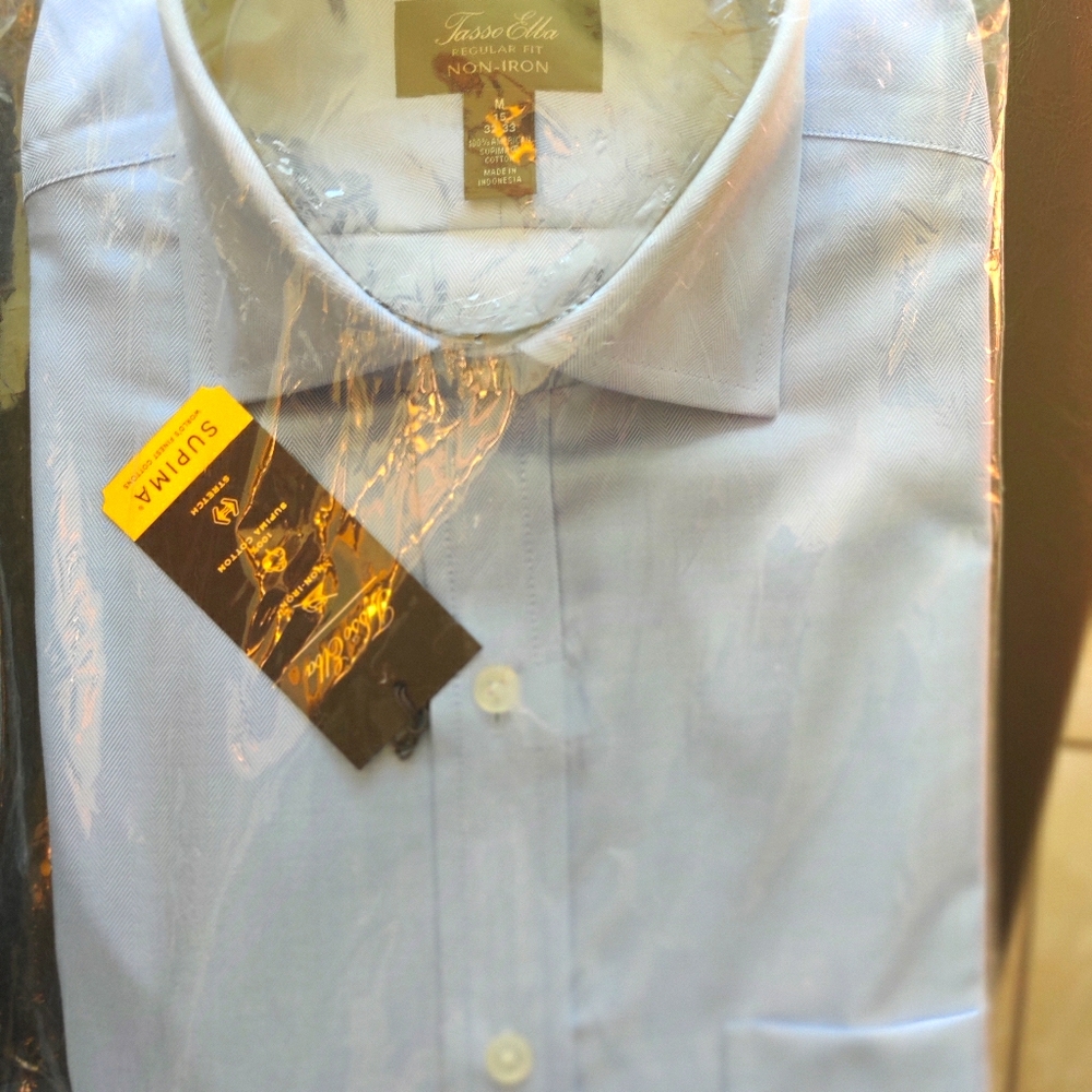 Mens Tasso ElbaNo Iron Shirt